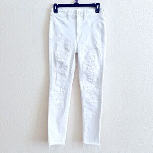 American Eagle AEO Hi-Rise Jegging Crop White Size 6R